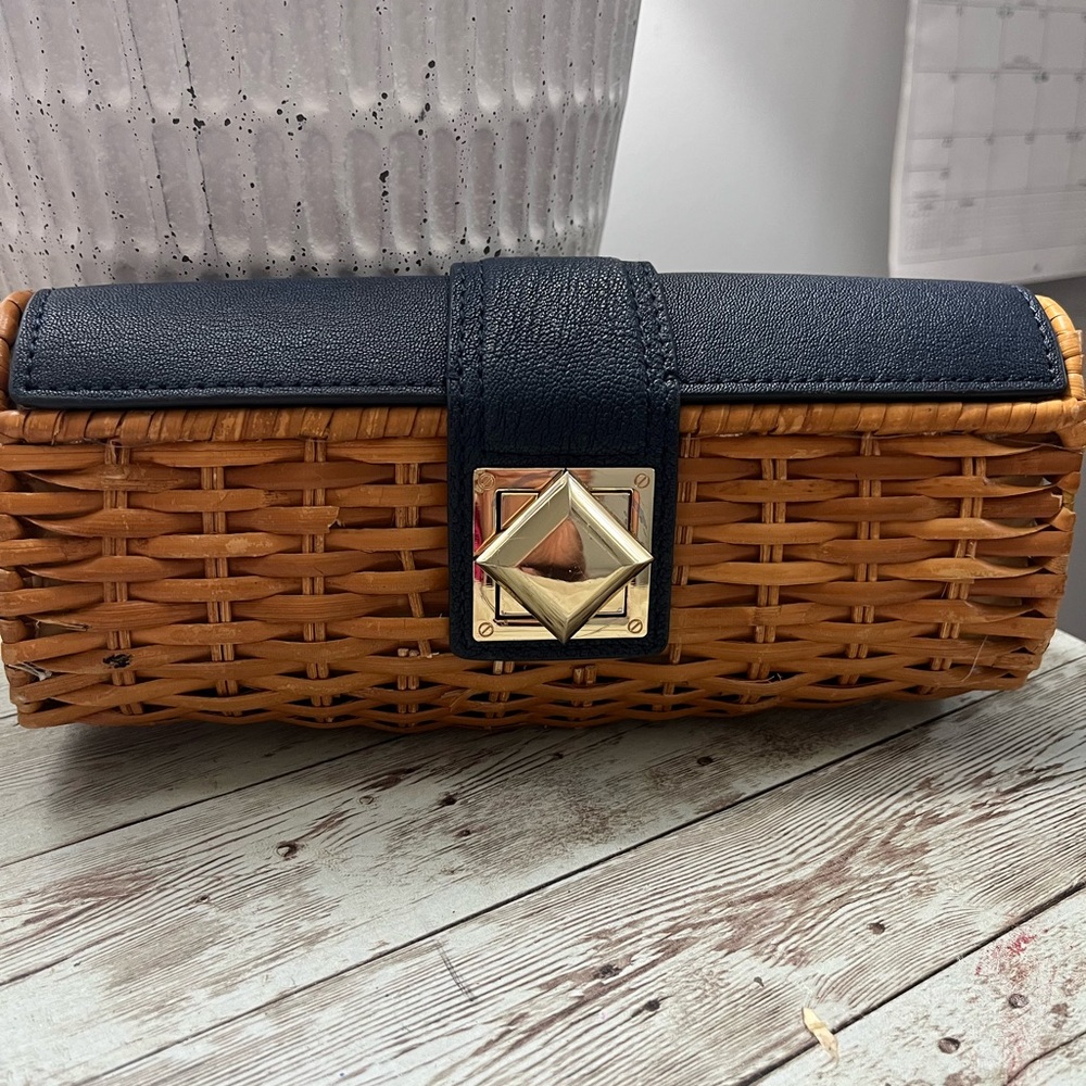 Michael Kors rattan mini handbag